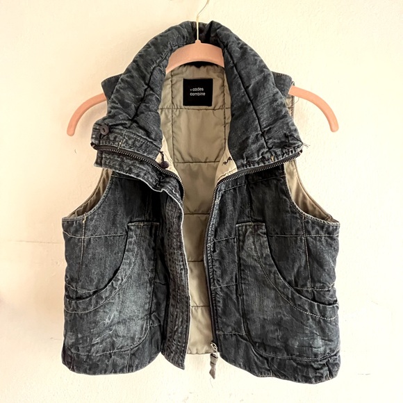 Korean denim vest - Picture 1 of 5